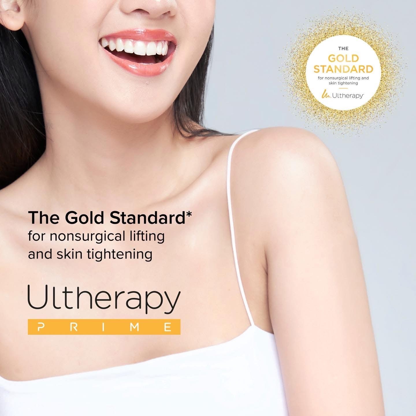 Ultherapy Prime poster: the gold standard for nonsurgical lifting and skin tightening